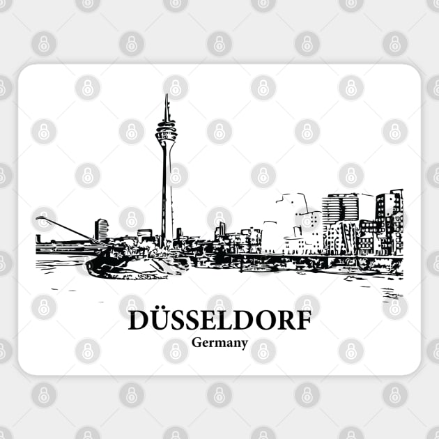 Düsseldorf - Germany Magnet by Lakeric